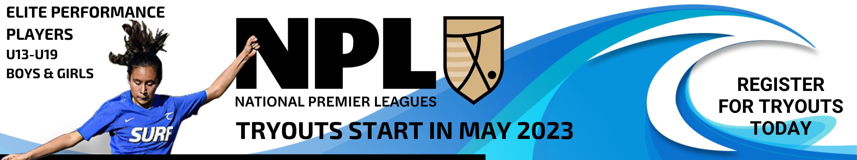 NPL Tryout Banner